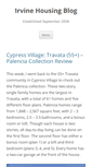 Mobile Screenshot of irvinehousingblog.com